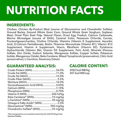 IAMS Proactive Health Healthy Aging Large Breed Dog Food for Mature and Senior Dogs with Real Chicken, 30 lb. Bag