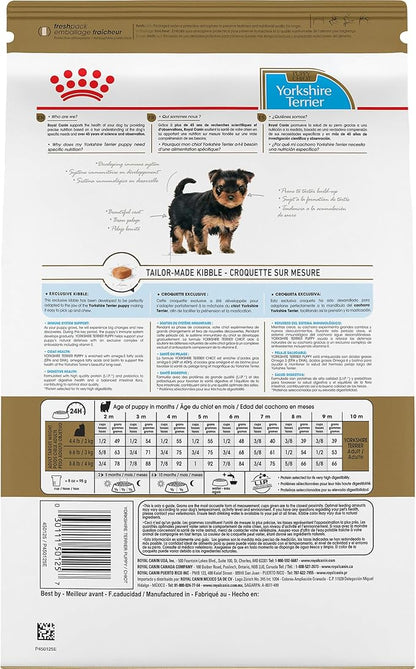 Royal Canin Breed Health Nutrition Yorkshire Terrier Puppy Dry Dog Food, 2.5 lb Bag