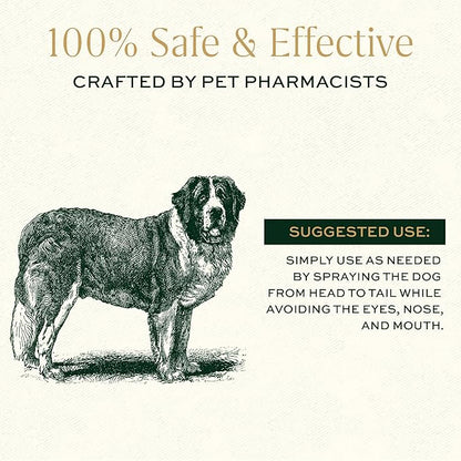 Dog Perfume Spray, Long-Lasting Dog Body Spray with Sweet Pea and Vanilla Infusion, Refreshing Mist, 8 fl oz