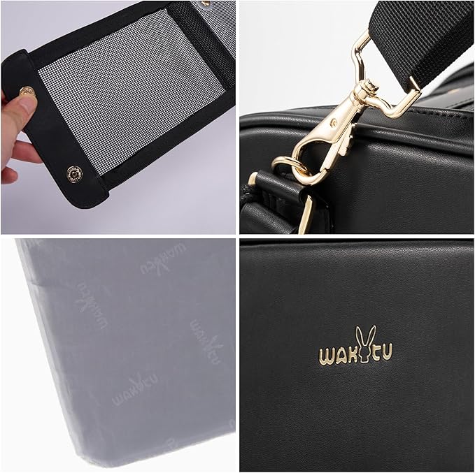 Dog Carriers for Small Dogs, Cat Carrier Pet Carrier Airline Approved Cat Dog Handbag Dog Carrier Purses Dog Handbag (14.9x8.07x10.83 Inches)