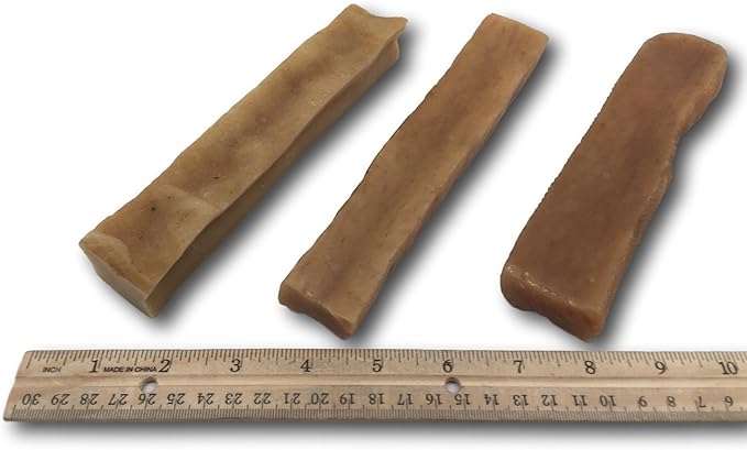 Top Dog Chews  Large/XL Himalayan Yak Cheese for Dogs, 100% Natural & Long-Lasting Dog Treats, Gluten Free & Digestible Cheese Sticks, Sold by The Pound (1LB, ~3 Dog Chews)