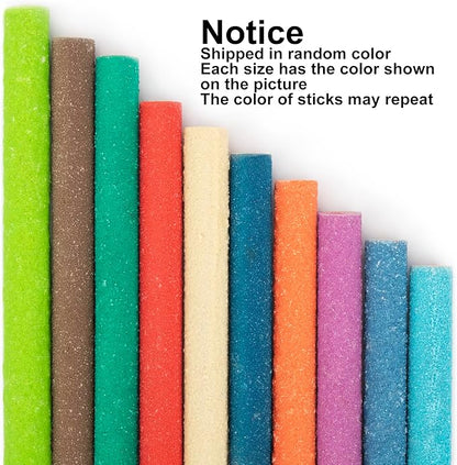 Bird Perches for Conure Stand Natural Wood Platform Bird Nail Trimming Perch Paw Grinding Stick for Parakeet Cockatiels Parrot Perch Bird Cage Accessories