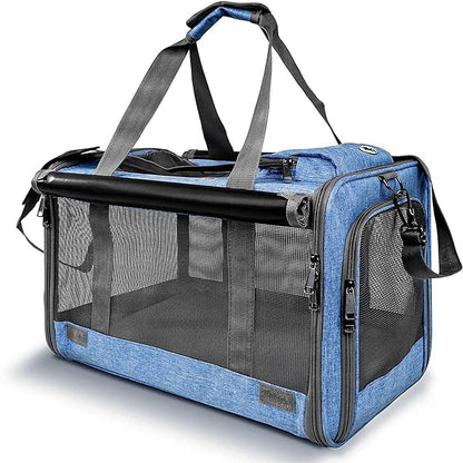 Pet Carrier for Large and Medium Cats, Soft-Sided Pet Carrier for Big Medium Cats and Puppy, Dog Carriers Cat Carriers Pet Privacy Protection Travel Carriers