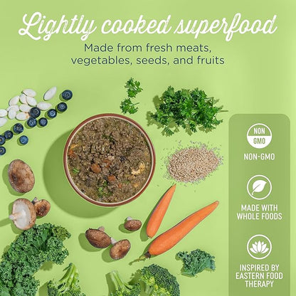 Side by Side Pork & Rabbit | Beef & Salmon Stew - Wet Dog Food & Dog Food Topper for All Breeds - Made with Nutrients & Whole Raw Ingredients - No Artificial Additives or Fillers (12.5 oz, 4-Pack)