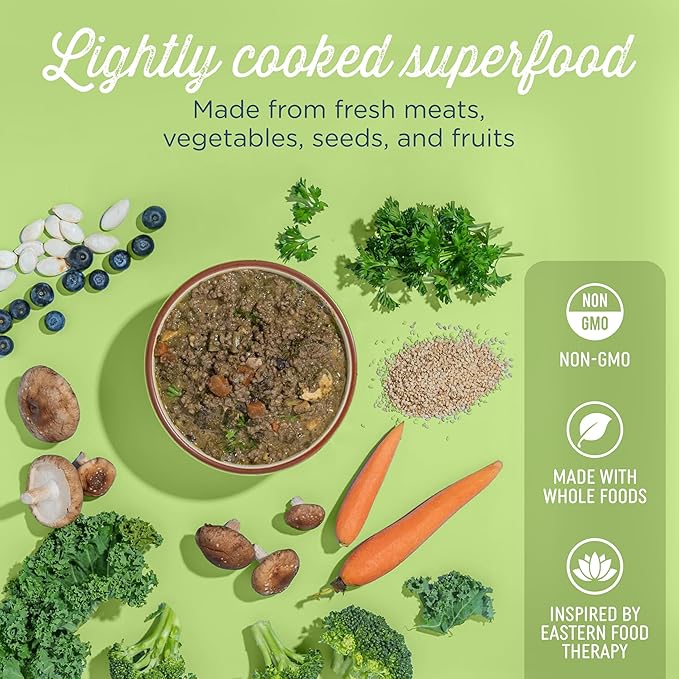 Side by Side Chicken & Lamb | Beef & Salmon Stew - Wet Dog Food & Dog Food Topper for All Breeds - Made with Nutrients & Whole Raw Ingredients - No Artificial Additives or Fillers (12.5 oz, 4-Pack)