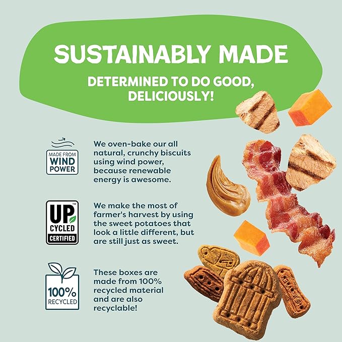 Shameless Pets Crunchy Dog Treats - Variety Pack 3 Boxes - Healthy Dog Biscuits & Cookies Treats for Small, Medium, and Large Dogs - Made in The USA - Free from Corn & Soy