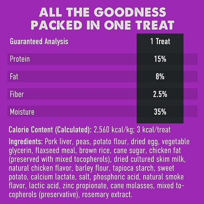 Cloud Star Tricky Trainers Chewy Dog Treats  Whole Grain Soft for Adult & Puppy