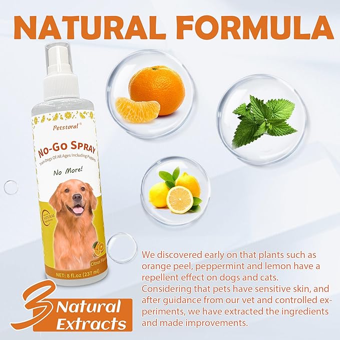 Dog Training Spray Set, No-Go and Potty Training Spray, 8 fl.oz