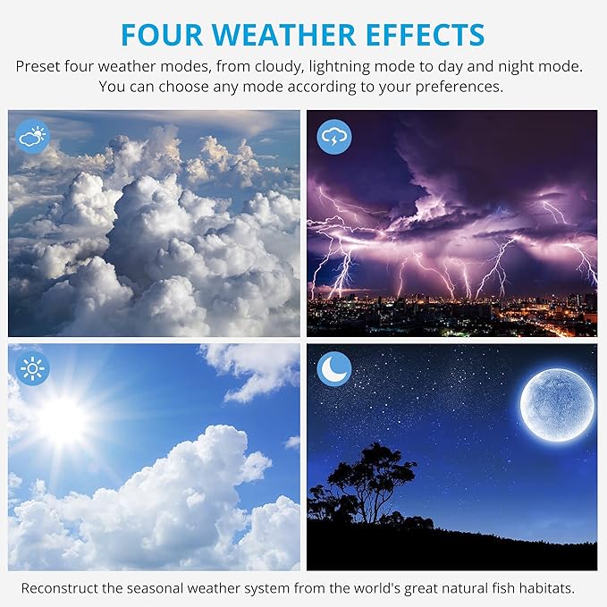 NICREW RGB+W 24/7 LED Aquarium Light with Controller, Full Spectrum Fish Tank Light for Planted Freshwater Tanks, Planted Aquarium Light with Extendable Brackets to 18-24 Inches, 17 Watts