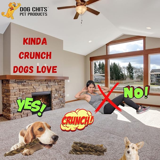 Dog Chits Lamb Esophagus for Dogs - Dog and Puppy Chews | Amazing for Joints | 6 in, 15 Pack | Made in USA | Large and Small Dogs | Nothing Added | Lots of Natural Glucosamine