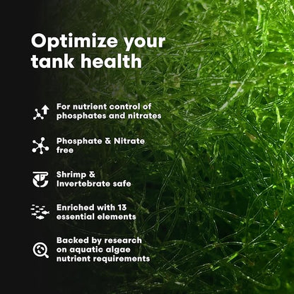 Brightwell Aquatics - ChaetoGro - Algae Nutrient Supplement for Chaetomorpha Growth in All Marine Fish Tanks - Multi-Nutrient Aquarium Water Treatments, 8.45 fl oz