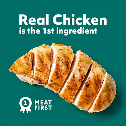 OPtimeal Grain-Free Dog Food - Proudly Ukrainian - Balanced Dog Food Dry Recipe with Immunity Support, Non-Grain Dry Dog Food for All Dog Breeds (22 lbs, Chicken & Veggies)