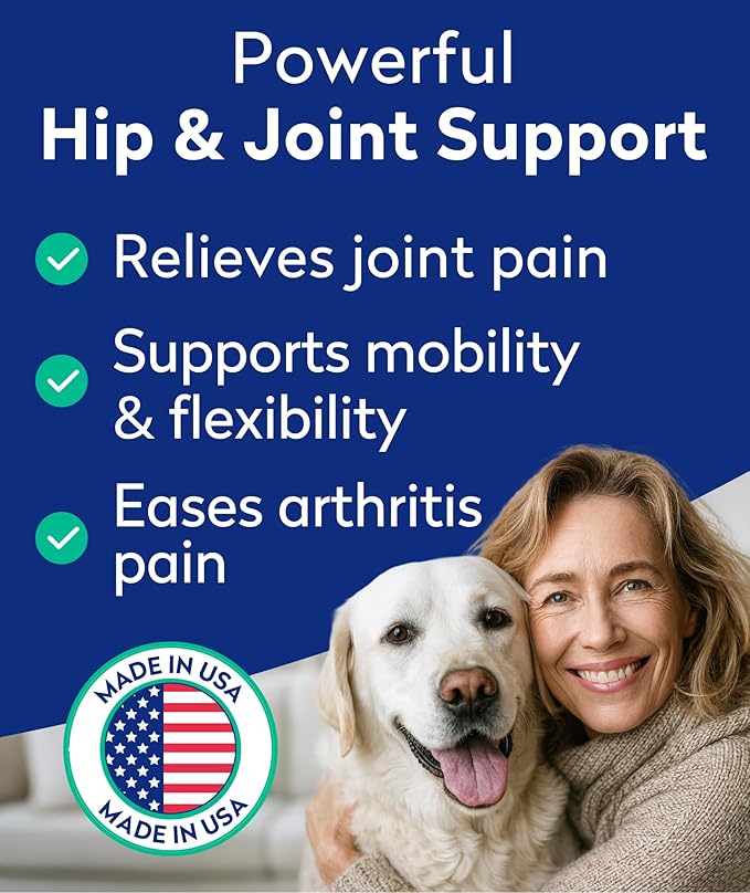 PAWFECTCHEW Advanced Hip & Joint Glucosamine Supplement for Dogs - Treats for Picky Eaters w/Chondroitin, MSM, Omega-3 - Joint Pain Relief - Chicken Liver - 180 Ct - Made in USA