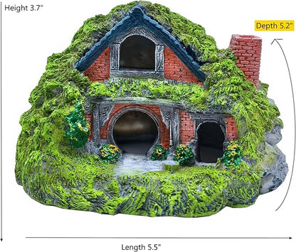 M2cbridge Antique Roman Column Ruins European Castle Aquarium Decorations Fish Tank Hideout Rocks (Fairy Garden)