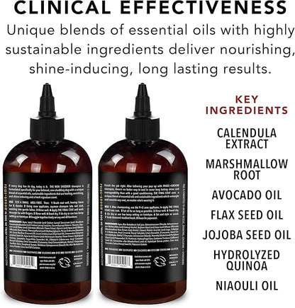 Pride and Groom The Non Shedder Box Set – Dog Shampoo & Conditioner with All Natural Blend of Essential Oils & Ingredients to Heal and Nourish for Long Lasting Shine & Manageability – 32oz