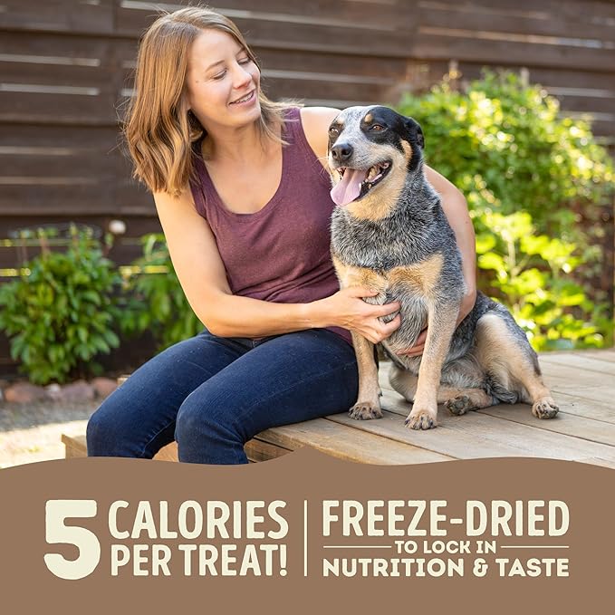 Singles Freeze Dried Dog Treats, Limited Ingredient Grain Free Duck & Pear Recipe, 1.25oz