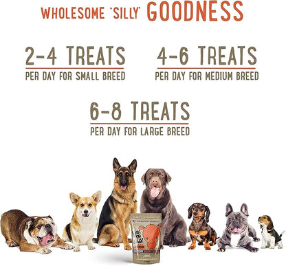 Grain-Free, All-Natural Freeze-Dried Beef Liver Dog Treats - Made in The USA with Vital Essential Ingredients for Dogs, Including Puppy Training - 8 Ounce Treat Pouch