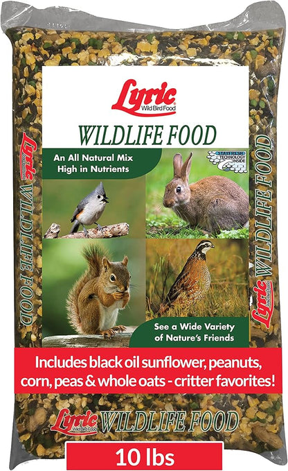 Lyric Wildlife Critter Food for Deer, Squirrels, Turkeys & Rabbits Wild Bird Seed - 10 lb Bag