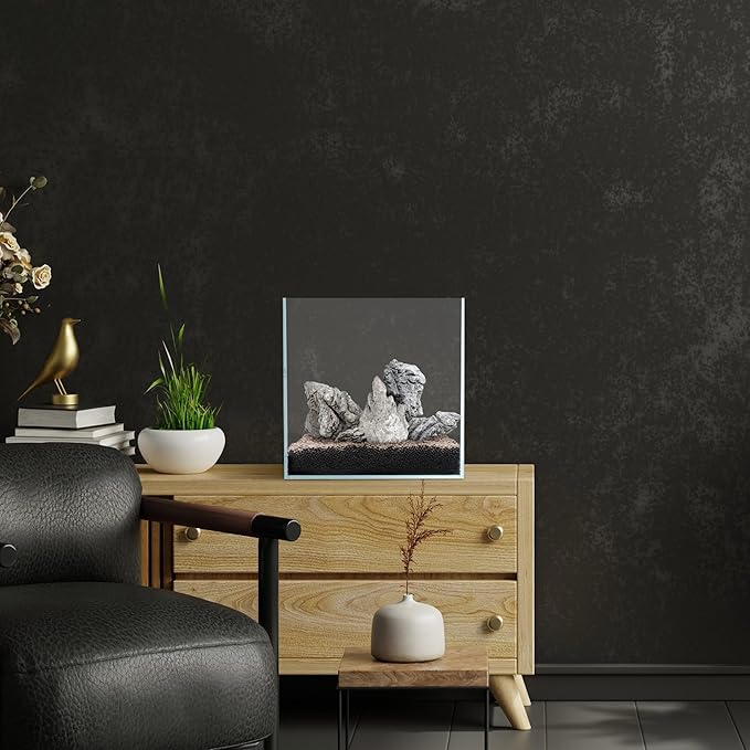 SubstrateSource Natural Stone for Aquarium, Terrarium, Paludarium, Reptile Enclosures - Set of Decorative Rocks for Landcapes, Aquascaping, Fish Tank Decor (Boutique Seiryu Stone, 20 Pounds, 3-8")