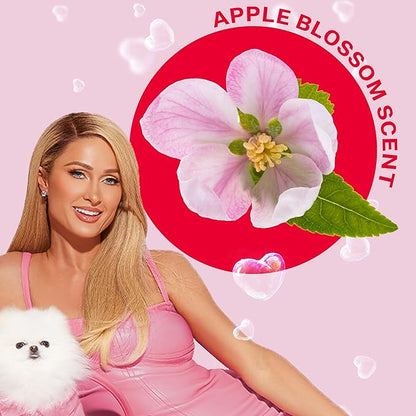 Paris Hilton Dog Perfume, Deodorizer & Detangler | Odor Neutralizing with Sweet Floral Apple Blossom Scent - Sulfate-Free, Vegan, Hypoallergenic for All Pet Breeds 10oz/295ml