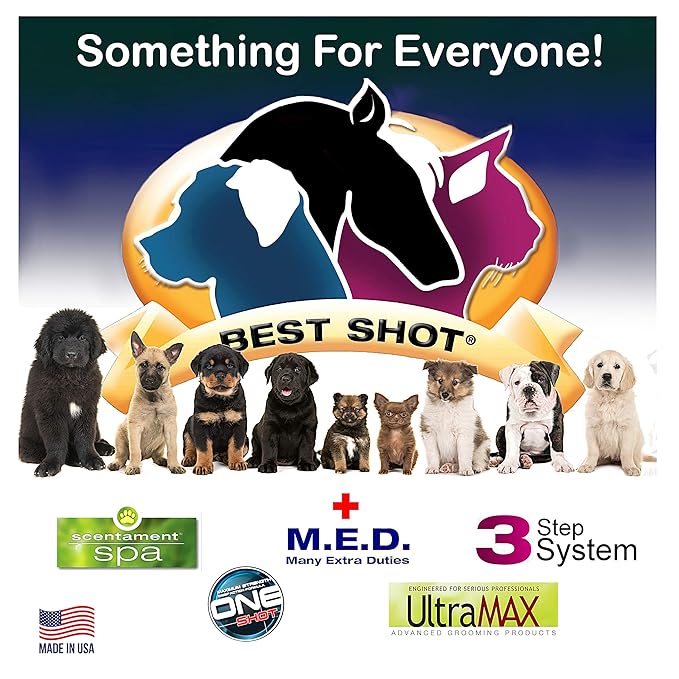 Best Shot Scentament Spa Botanical Body Splash, Detangler Spray, Hypoallergenic Body Spray for Pets, Cat and Dog Cologne Spray, Exotic Island, 8 Oz.