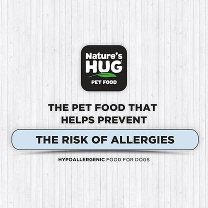 Nature's HUG Vegan Dry Dog Food for Puppies & Small Breeds, 5 lb. Bag, Chicken Flavor Plant-Based Protein Vegetarian Kibble, Grain-Free, Allergen-Free, Complete Protein & Balanced Nutrition