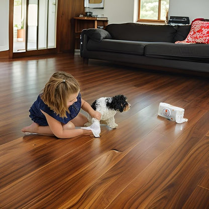 Aurora Pet Wipes – 100% Natural, Plant-Based Hypoallergenic Grooming Wipes for Dogs & Cats – Extra-Durable, Large & Thick for Effortless Cleaning (Unscented, 200 Count)