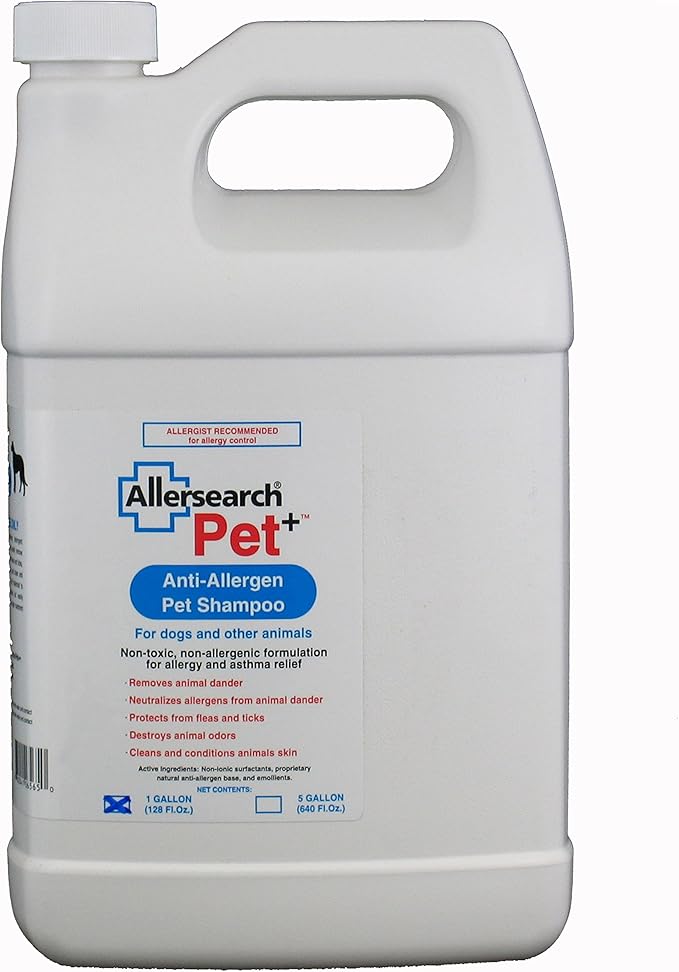 Allersearch Pet+ Anti-Allergen Shampoo, 128 oz