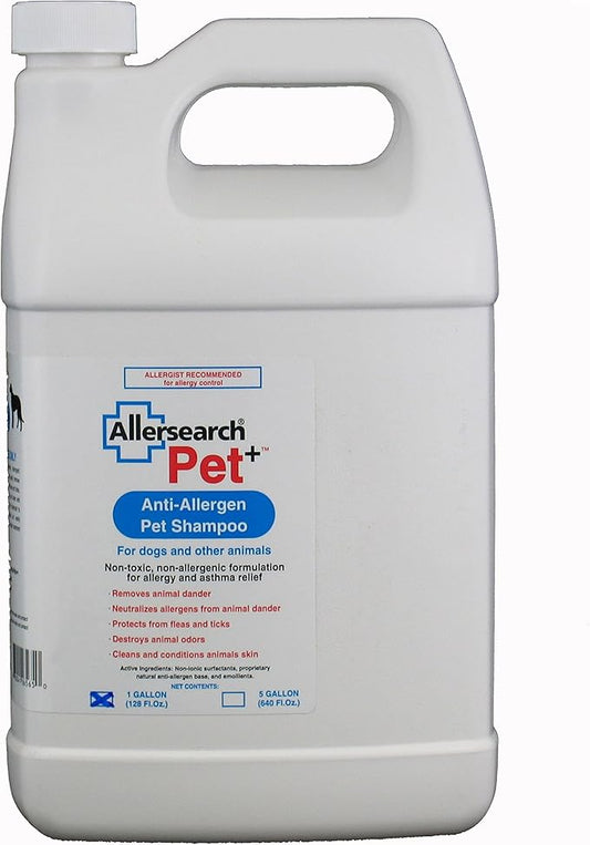 Allersearch Pet+ Anti-Allergen Shampoo, 128 oz