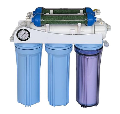 AR-122 6-stage RO+DI Aquarium Reef Reverse Osmosis Water System 150 GPD New Complete