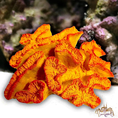Besimple Aquarium Coral Ornaments Decor Fish Tank Plants Decoration for Aquarium Landscape, Orange