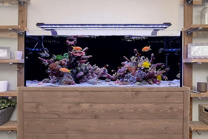 Current USA 24-36" Inch Orbit Marine LED Saltwater Reef Marine Aquarium Light | 24 Hour IR Lighting & eFlux Wave Pump Control | Adjustable Color Spectrum for Fish Tank (4101)