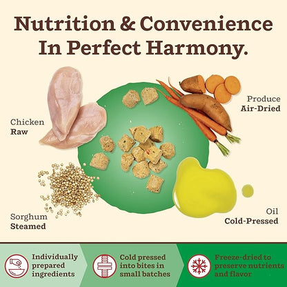 Primal Kibble in The Raw, Freeze Dried Dog Food, Small Breed Recipe, Scoop & Serve, Made with Raw Protein, Whole Ingredient Nutrition, Crafted in The USA, Dry Dog Food 5.4 lb Bag