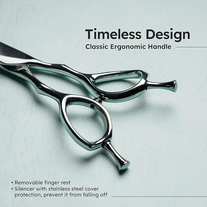 8" Dog Grooming Scissors  Handcrafted, Ergonomic, VG10 Stainless Steel for Sharper, Tougher, Better Edge Retention, Lightweight Shears with 3D Convex Blade for Dogs and Cats