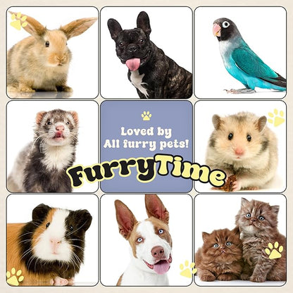 FURRYTIME Pet Cleaning Glove Wipes for Dogs & Cats, 30 Gloves, Hypoallergenic Pet Wipes Disposable No-Rinse Grooming, Extra Thick Bathing Wipes, Pet Dry Cleaning Paws, Coat, Ears, Eye Area, Butt