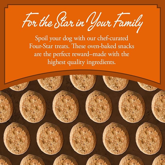 Fromm Four-Star Nutritionals Chicken with Peas & Carrots Dog Treats - Premium Oven Baked Dog Snacks - Chicken Recipe - Pack of (3) 8 oz Bags