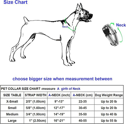 Mile High Life Dog Collar | Cute Puppy Collars | Lightweight Girl Dog Collar | Soft Boy Dog Collars | w Geometric Ocean Wavy Pattern (Blue/Yellow, Medium)