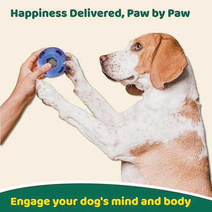 Interactive Dog Chew Toys, Large Dog Toys, DIY Treat Dispenser, Puzzle Toys for Dogs  Reduce Anxiety & Boredom, Homemade Treat Dispenser, Birthday Gifts for Dogs, Diamond Pattern Pink (25-85 lbs)