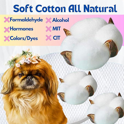 Dog Eye Wipes for Discharge and Crust, Tear Stain Remover Wipes for Shih-Tzu, Yorkies, Pekingese, Pugs, Schnauzers, and Cats,120 Non-Irritant Pre-Soaked Eye Wash Pads for Dogs and Cats [120ct]