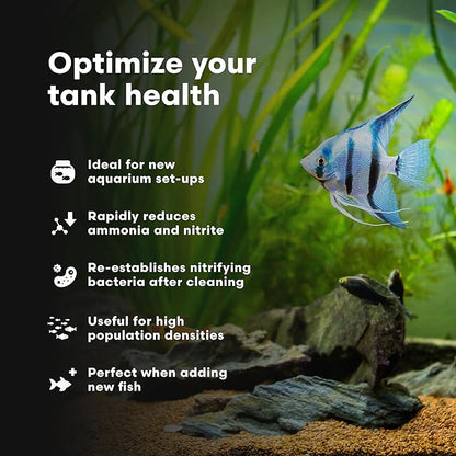 Brightwell Aquatics MicroBacter Start XLF - Concentrated Freshwater Nitrifying Bacteria - Quick Start Fish Tank Starter, Lift Microbe Levels & Water Filtering - Aquarium Water Treatments, 4.22 fl oz