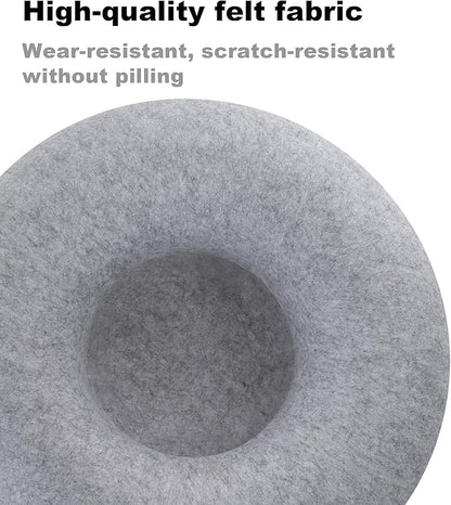 Large Cat Tunnel Bed for Indoor Cats with 3 Toys, Scratch Resistant Donut Cat Bed, Up to 30 Lbs (L 24x24x11, Light Grey)