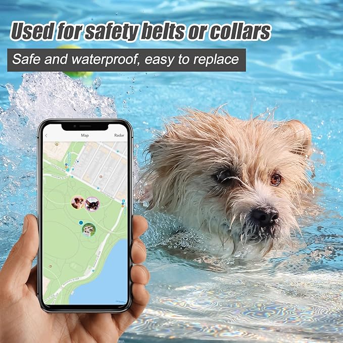 4pcs Attachment Clips, Dog GPS Silicone Clips for Cat Pet Location Activity Replacement Accessories Compatible with GPS (White)