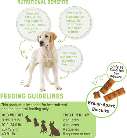 CookiePal Human Grade Dog Treats, Pumpkin and Chia Seed Recipe, Organic Non-GMO and Simple Ingredients, 10 Oz Bag