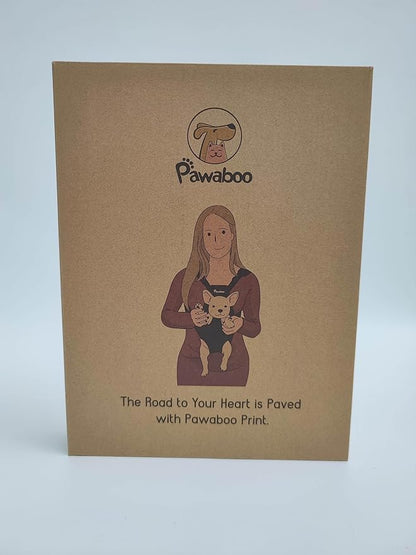 Pawaboo Pet Carrier Backpack, Adjustable Pet Front Cat Dog Carrier Backpack Travel Bag, Legs Out, Easy-Fit for Traveling Hiking Camping for Small Medium Dogs Cats Puppies, Medium, Blue