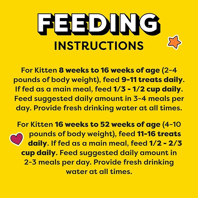 Temptations Kitten Crunchy and Soft Cat Treats Chicken and Dairy Flavor, 6.3 oz. Pouch, (Pack of 10)