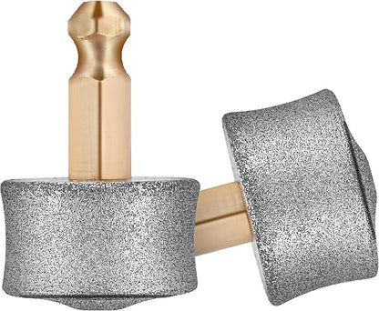 Dog Nail Grinder Replacement Head - Pet Nail Grinder Diamond Tip for Paws- 2 Pack Professional Dog Claw Grinder Bits Replaceable Diamond Nail Grinder Wheel (Tall)