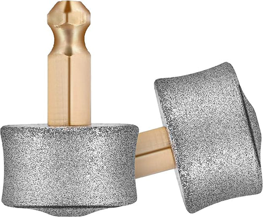 Dog Nail Grinder Replacement Head - Pet Nail Grinder Diamond Tip for Paws- 2 Pack Professional Dog Claw Grinder Bits Replaceable Diamond Nail Grinder Wheel (Tall)