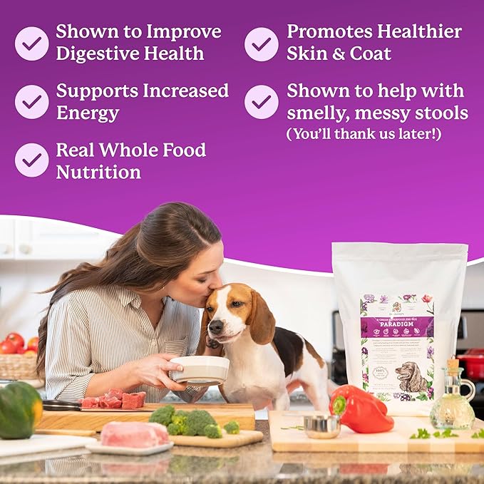 Dr. Harvey's Paradigm Green Superfood Dog Food, Human Grade Dehydrated Grain Free Base Mix for Dogs, Diabetic Low Carb Ketogenic Diet (Trial Size 5.5 oz)