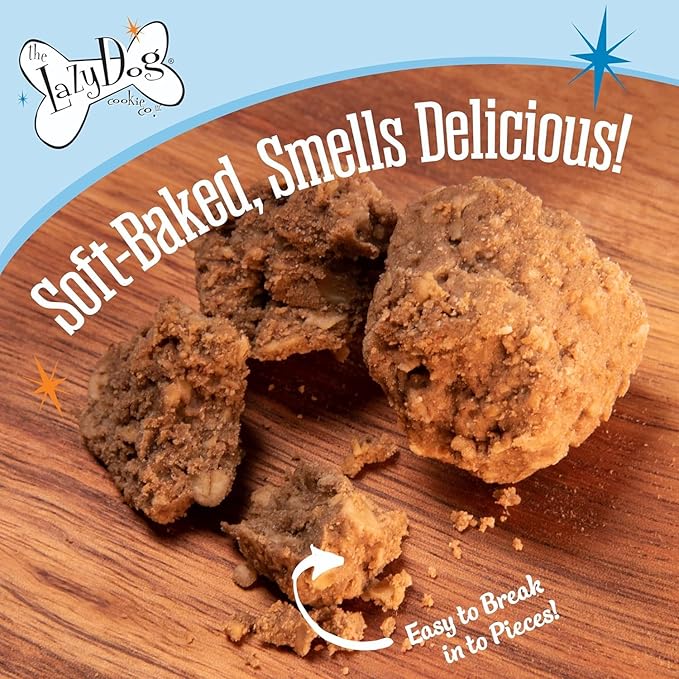 The Lazy Dog Cookie Co. Mutt Mallows Soft Baked Dog Treats, Wheat, Corn & Soy Free, Baked in The USA, 5 oz Cost Saving Variety Bundle (Pack of 3)