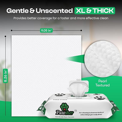 Puppy Essentials Kit | Dog Wipes for Cleaning & Deodorizing | Paw & Nose Balm | Teeth Cleaning Wipes | Poop Bags | Dog Grooming Supplies for in Between Baths